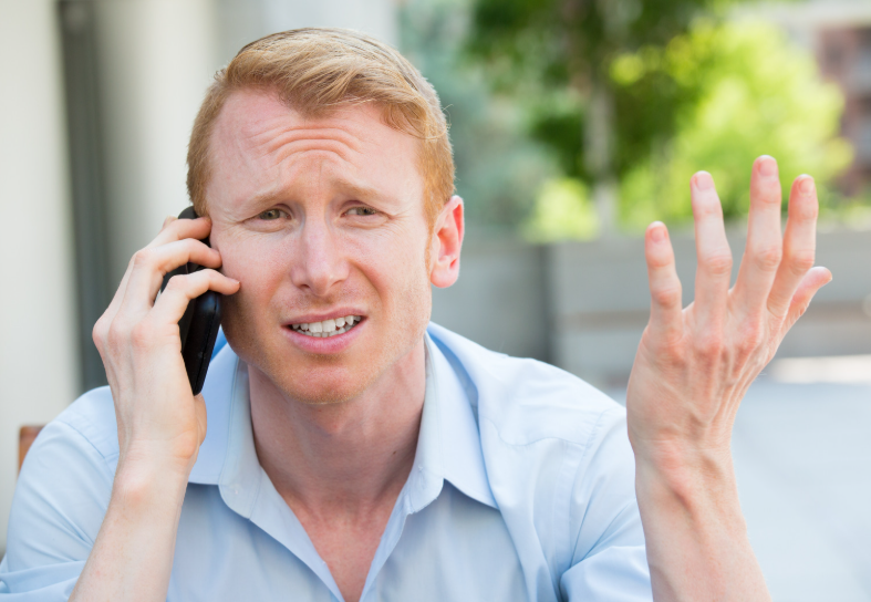 Internet customer frustrated trying to contact his current ISP's customer service. 